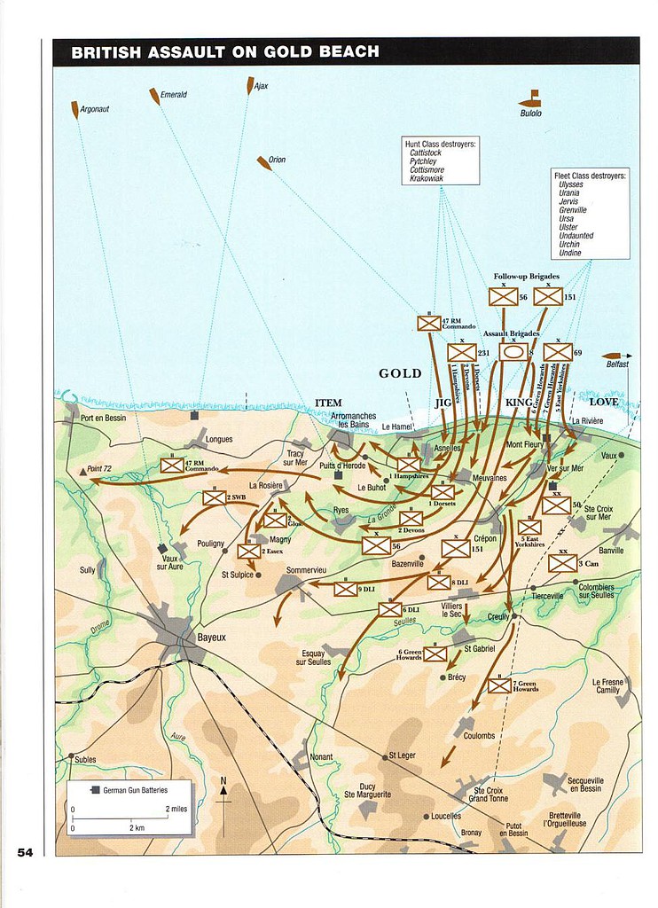 D-Day 1944 (4) Gold & Juno Beaches -- Military History Book -- #cam112 ...