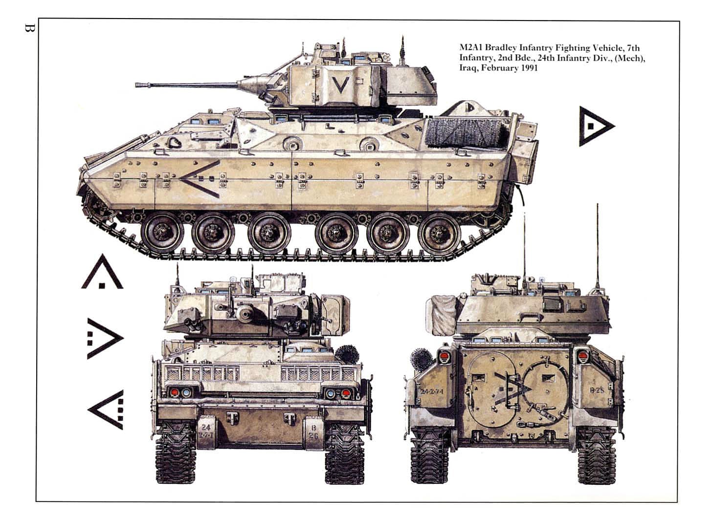 M2/M3 Bradley Infantry Fighting Vehicle 1983-95 Pictures