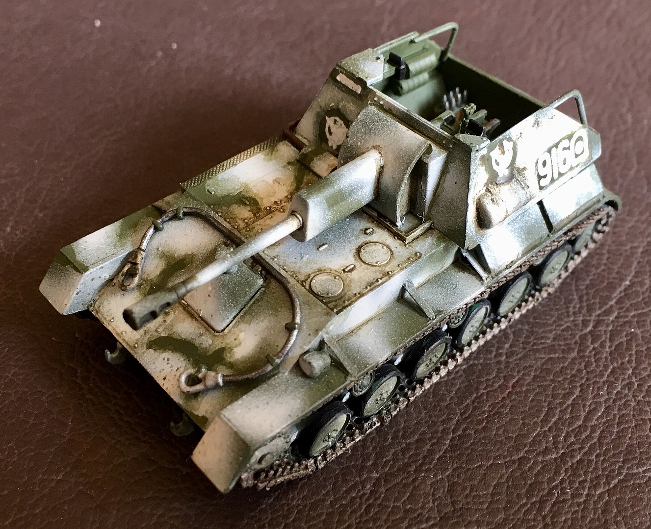 Gallery Pictures Unimodels SU76M WWII Russian Tank w/Self-Propelled Gun ...