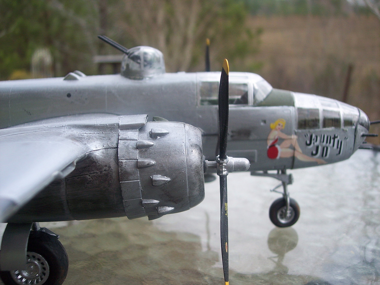 B25J Mitchell Bomber -- Plastic Model Airplane Kit -- 1/48 Scale ...