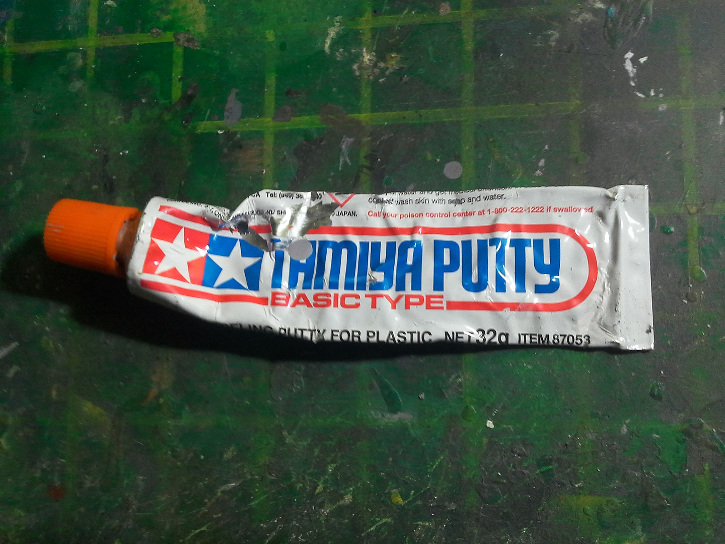 Tamiya 87076 Light-curing Putty 87053 87095 Basic Type Toothpaste
