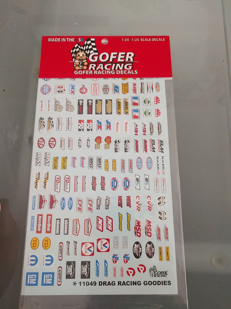 Gofer Racing Decals 1 24-1 25 Hometown Sponsor Logos Decal Sheet 11027 Gof11027 for sale online