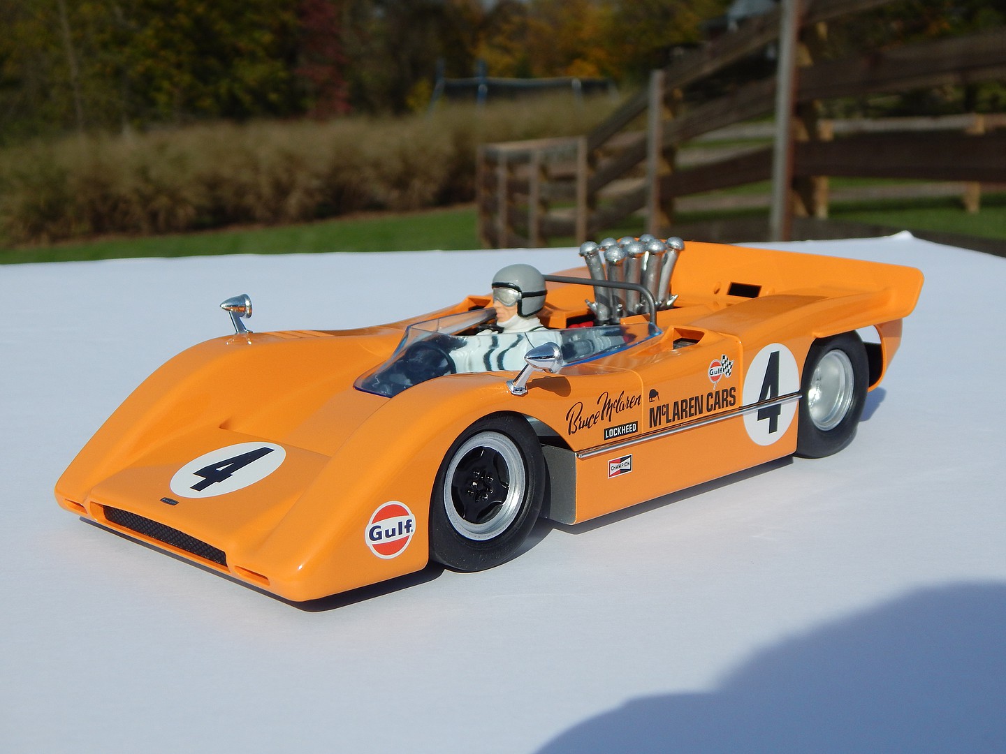 1968 McLaren M8 -- Plastic Model Car Kit -- 1/18 Scale -- #10008 ...