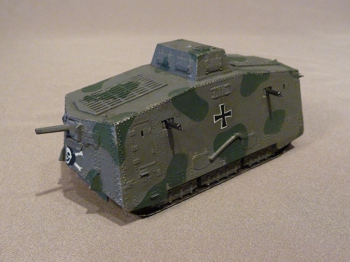 Gallery Pictures Emharsquadron WWI A7V Sturm Pz Tank Plastic Model