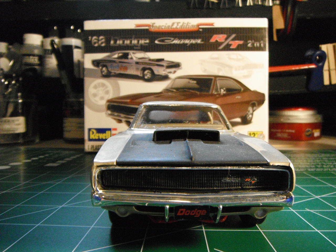 Drag Keystone Wheel and Tire Set 1/25 Scale Revell 1968 Dodge Charger 