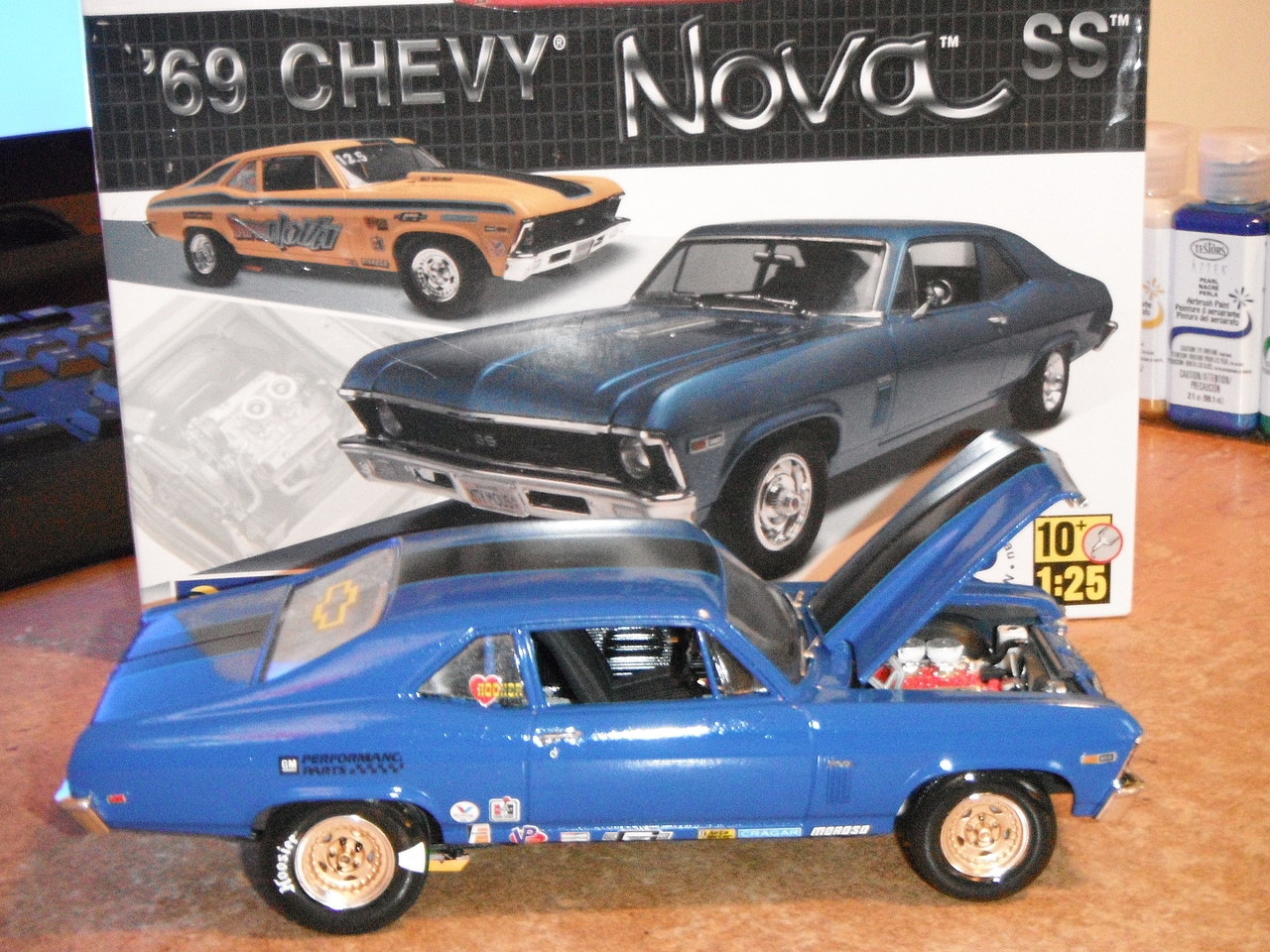 Details about   69 Chevy Nova Ss Kit REVELL HOBBY 1:25 RV12098 Model 