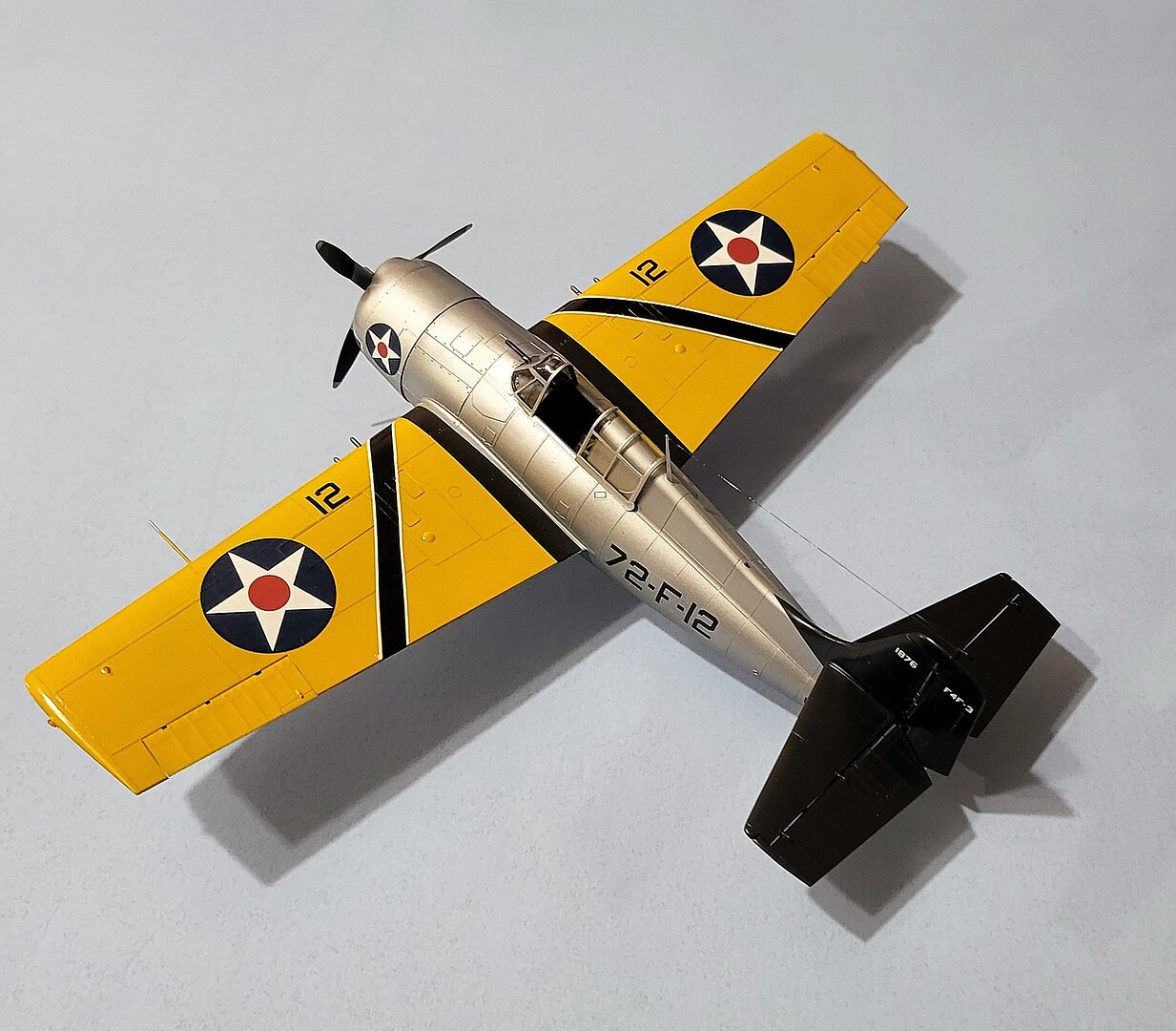 Midway F4F3 & F4F4 Wildcats Fighter Dual Combo -- Plastic Model ...