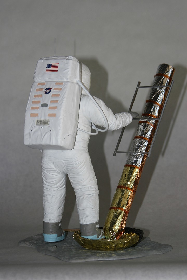 Apollo 11 Astronaut on the Moon 50th Anniversary -- Plastic Model