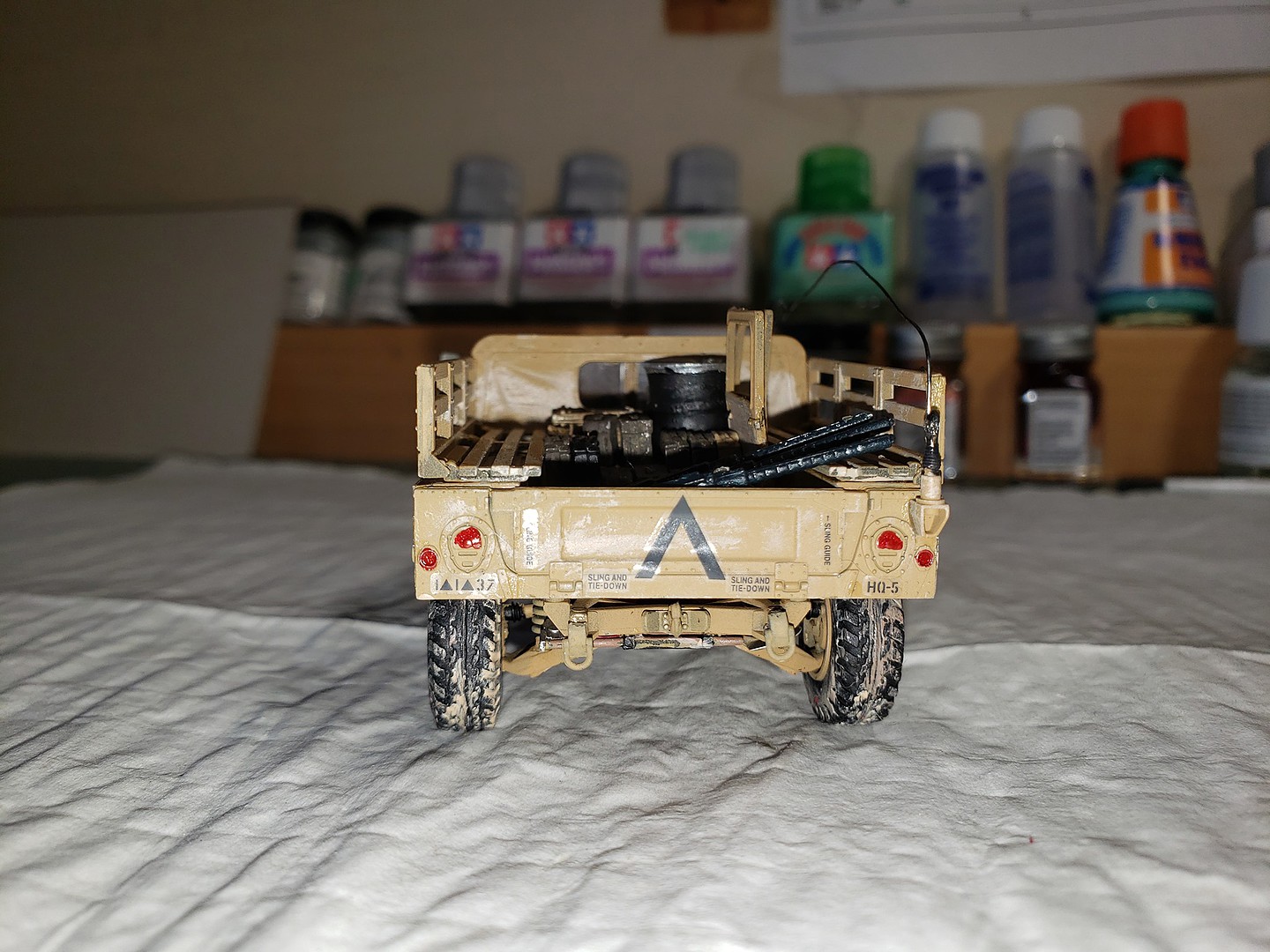 US 4x4 Utility Cargo Type Vehicle Plastic Model Military Vehicle Kit 1/48 Scale 32563