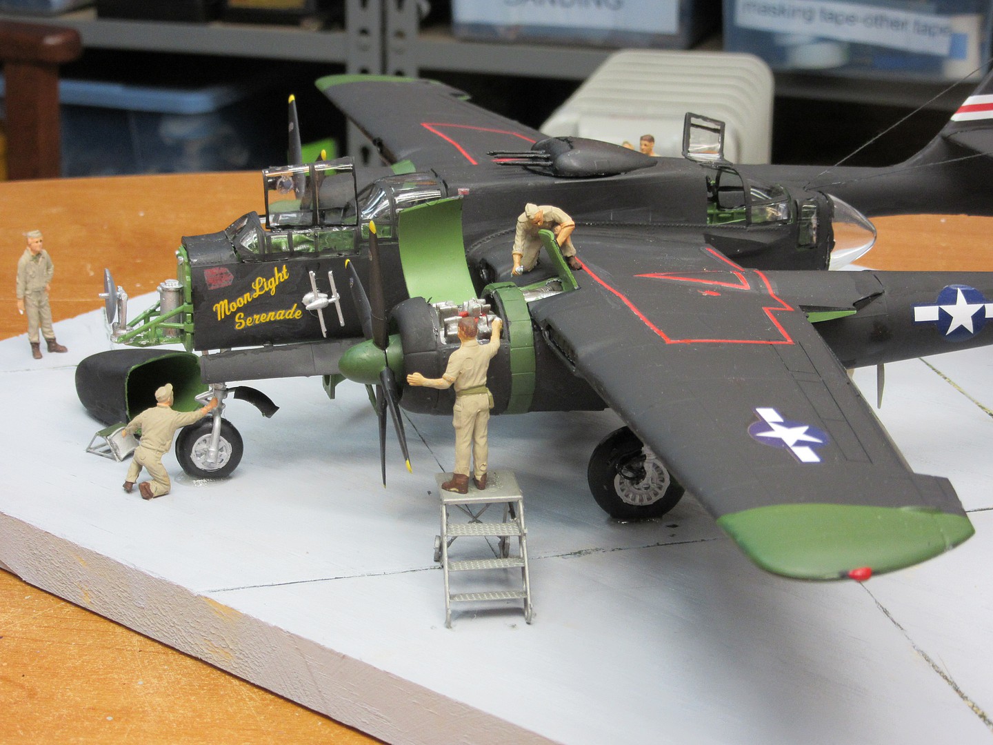 P-61 Black Widow 1:48 Plastic Model Kit MONOGRAM 