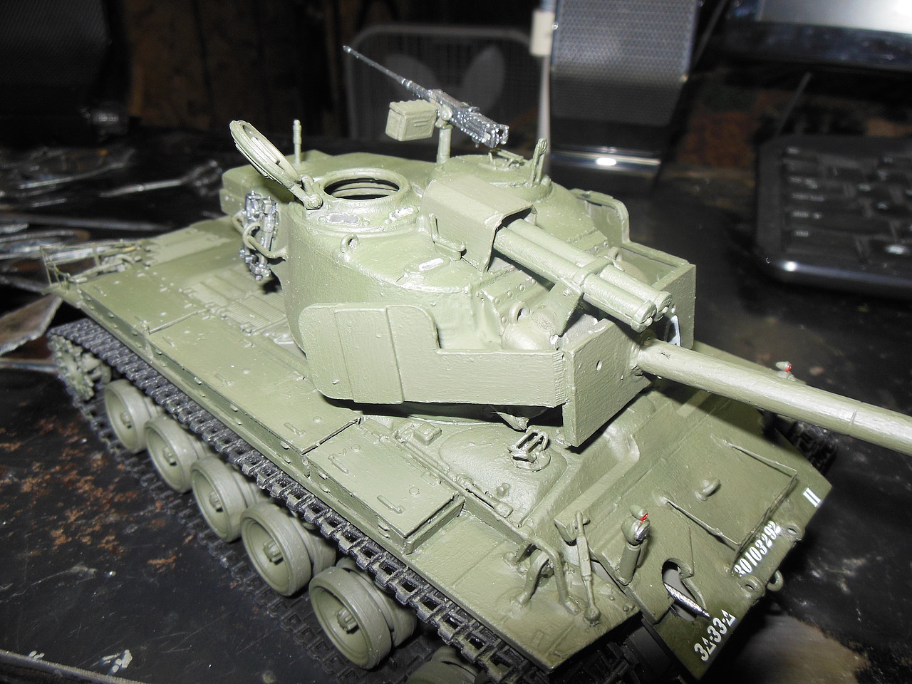 T26E4 Super Pershing Pilot 1 -- Plastic Model Military Vehicle Kit -- 1 ...