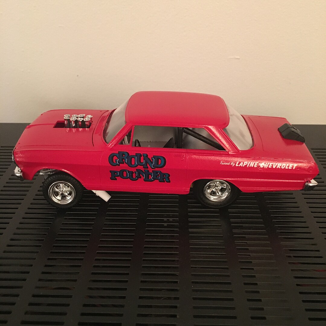 thumbnail image 2 of AMT 1/25 1965 Chevy Chevelle AWB Time Machine Funny Drag Car Model Kit AMT1302 2 of 5