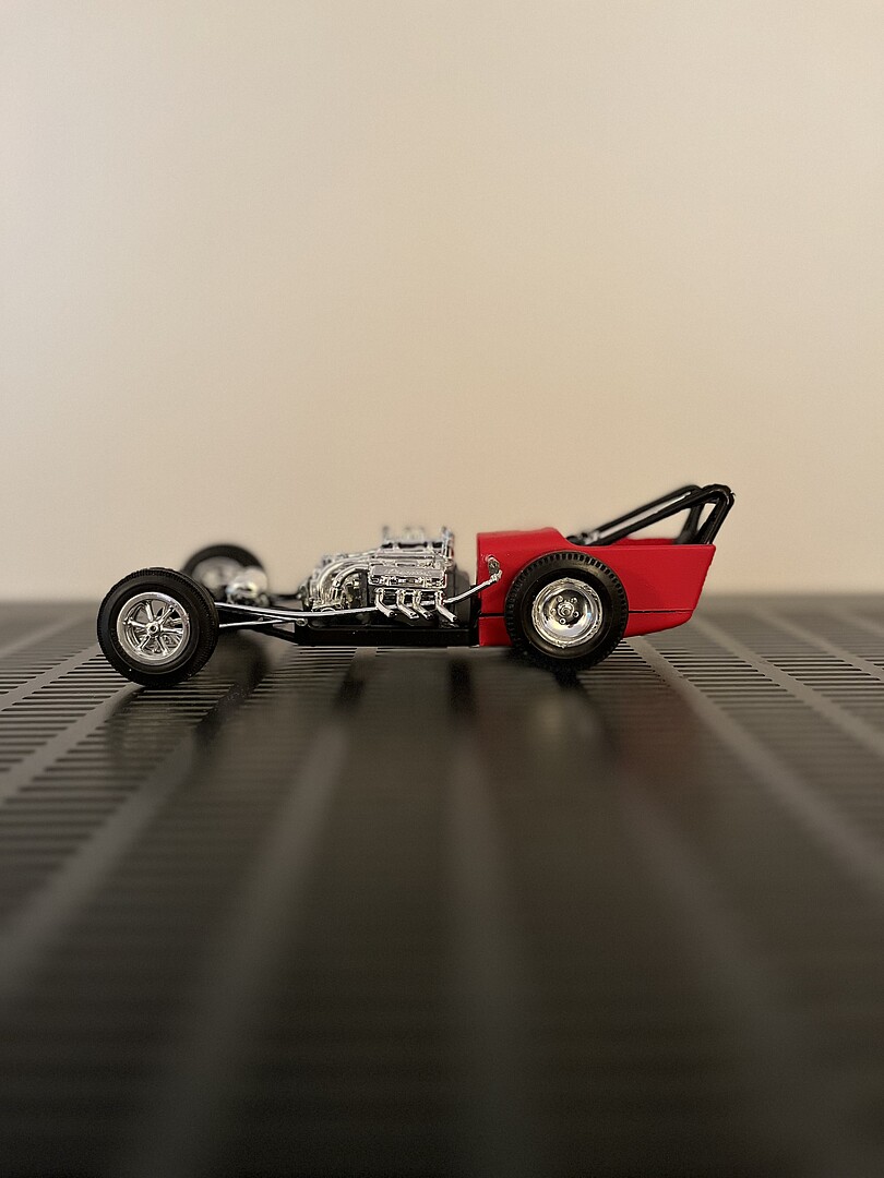 Fiat Double Dragster -- Plastic Model Car Vehicle Kit -- 1/25 Scale -- #1380 Pictures By Wityak58
