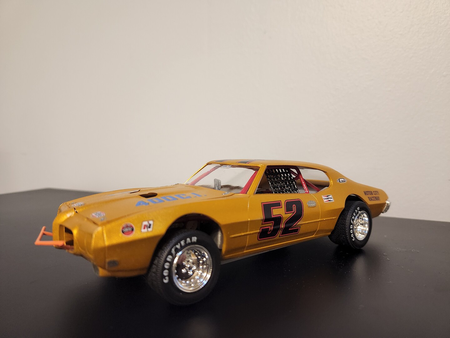 1970 Pontiac GTO Super Stocker Race Car -- Plastic Model Car Vehicle