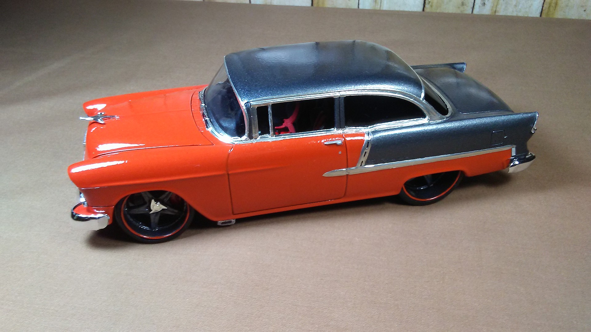 1955 Chevy Bel Air Sedan -- Plastic Model Car Kit -- 1/25 Scale ...