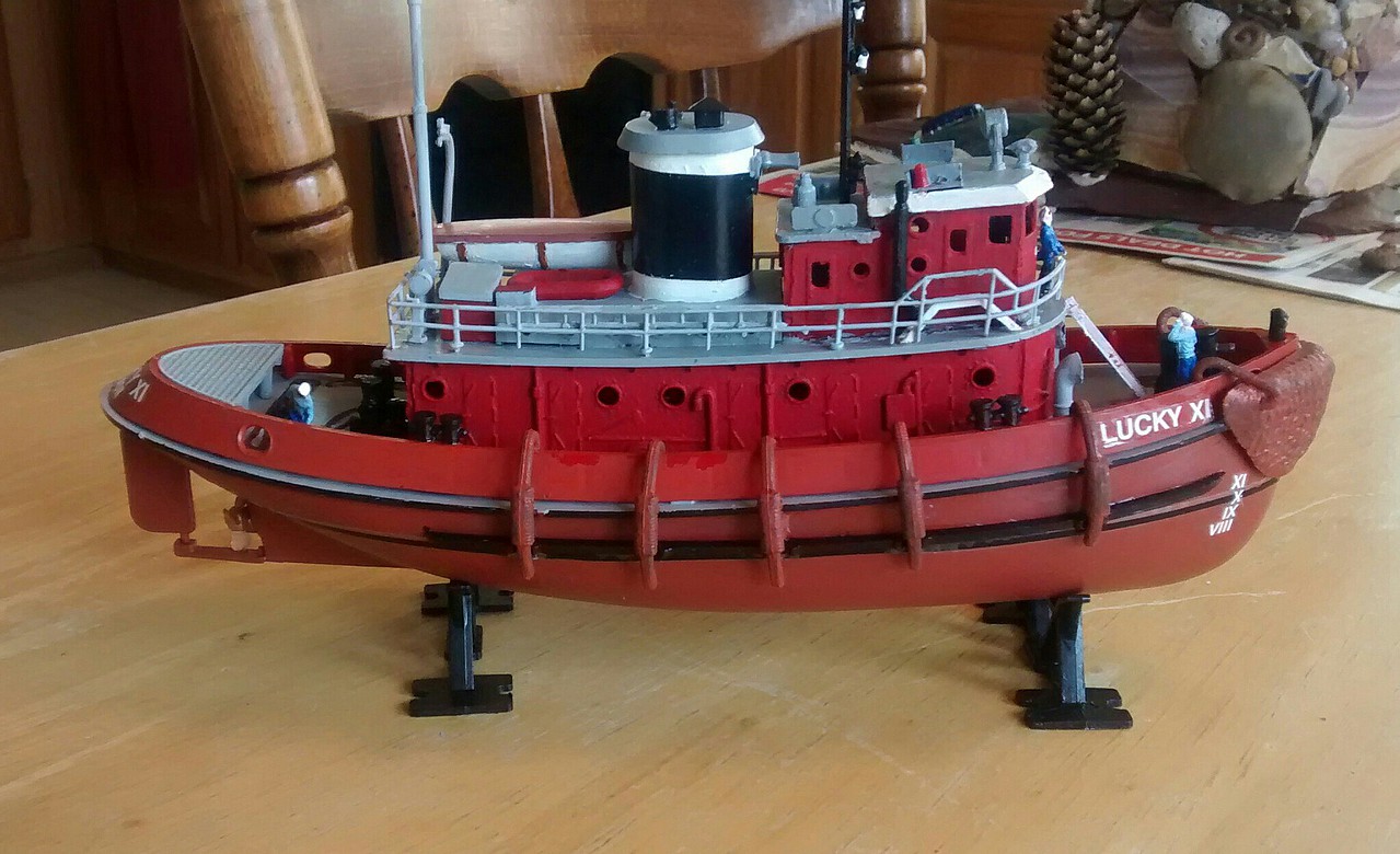 Harbour Tug Boat Plastic Model Ship Kit 1 108 Scale 05207