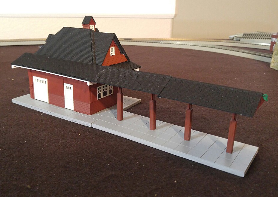 Passenger Station Kit HO Scale Model Railroad Building 706