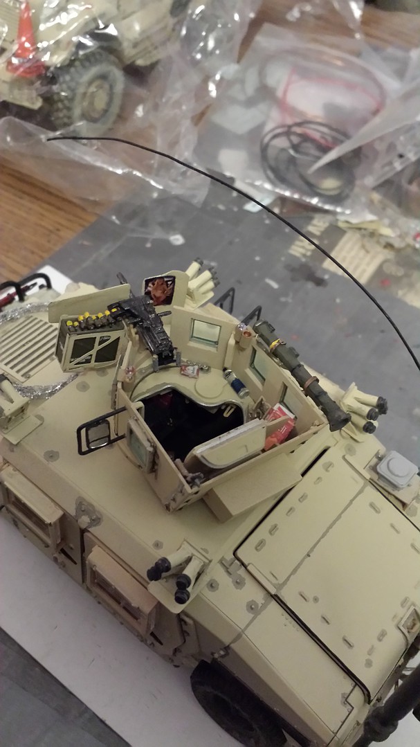 Academy 1/35 Scale M1151 Enhanced Armament Carrier Plastic Model Kit #13415