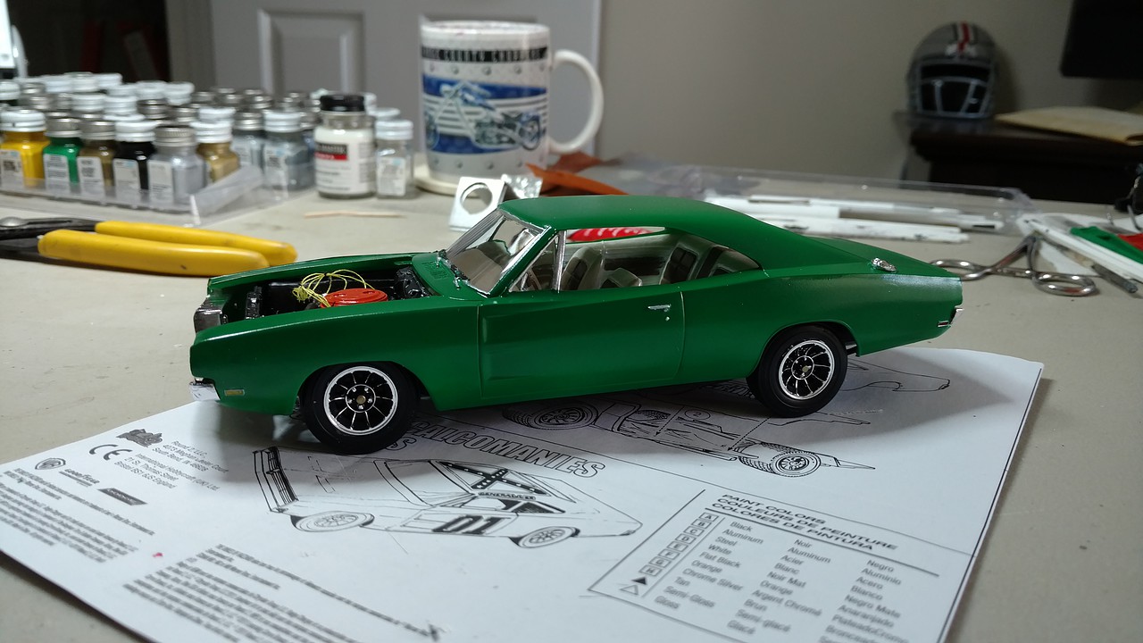 1969 General Lee Charger -- Plastic Model Car Kit -- 1/25 Scale - #706 ...