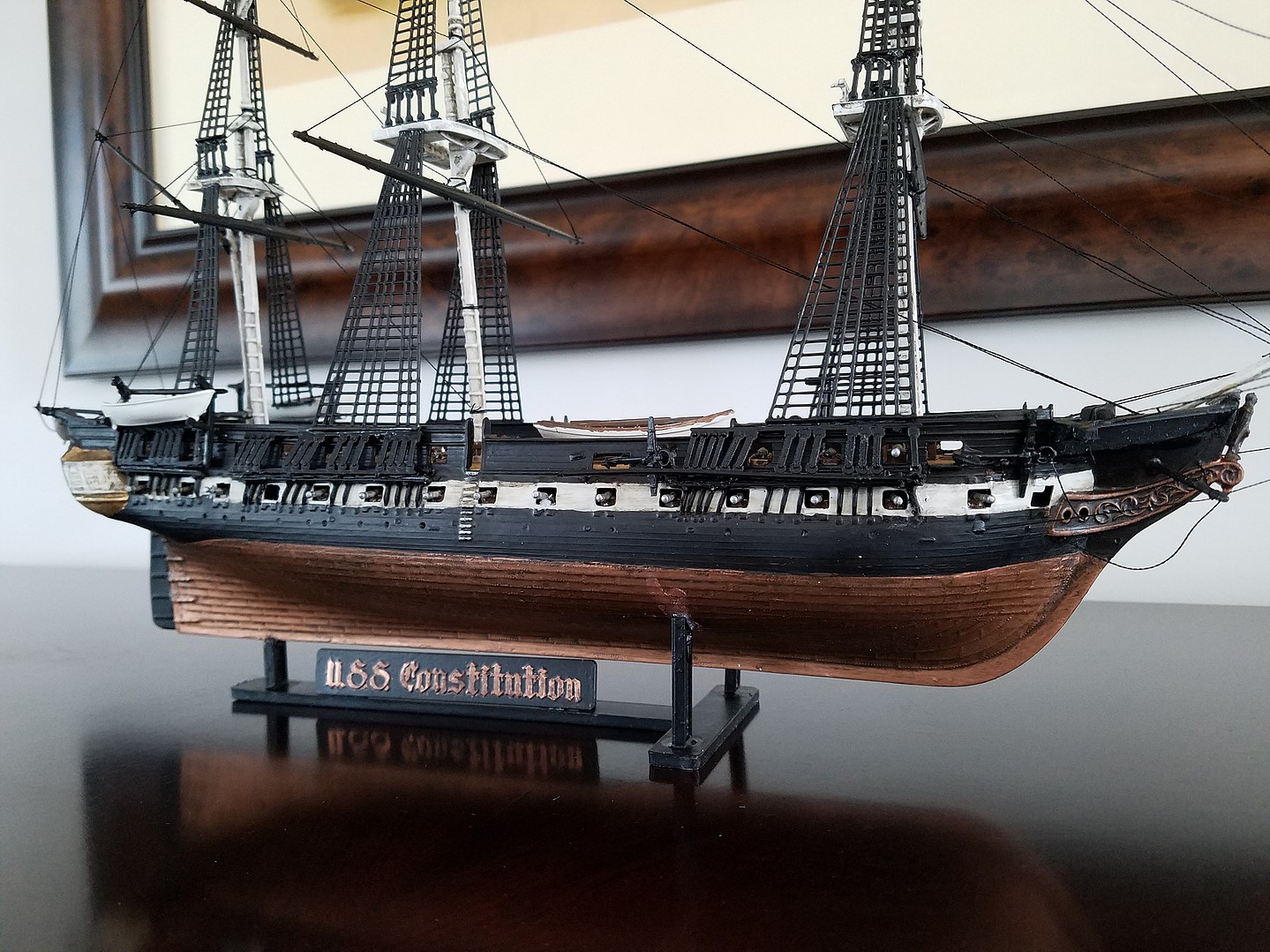 USS Constitution -- Plastic Model Sailing Ship Kit -- 1/196 Scale ...