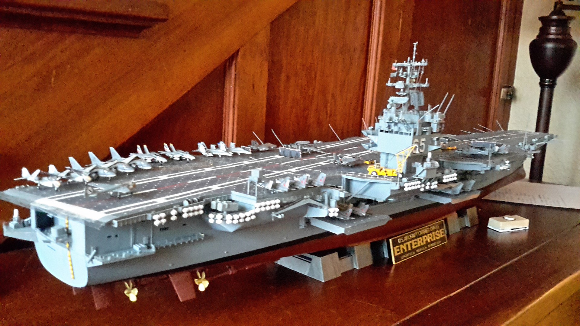 Tamiya 1350 Uss Enterprise Scale Model Ships Aircraft Carrier | Images ...