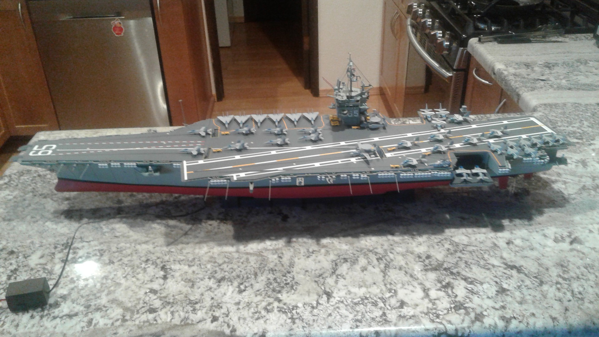 USS Enterprise Carrier Boat Plastic Model Military Ship Kit 1/350