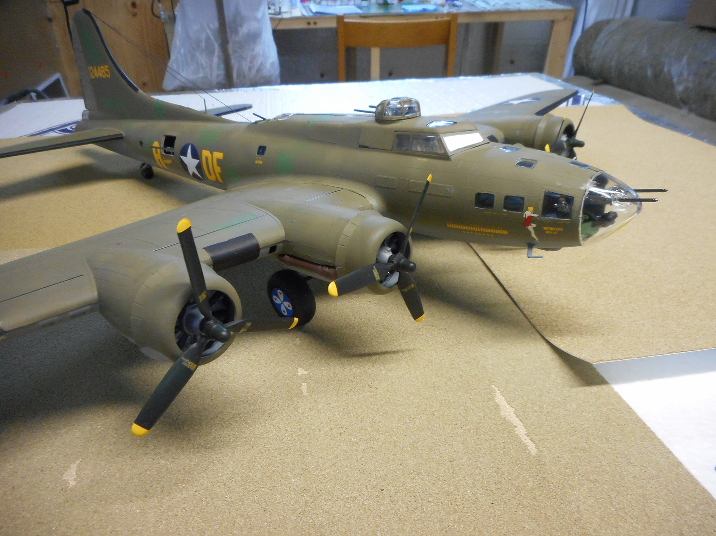 Boeing B F Memphis Belle Plastic Model Airplane Kit In Scale | My XXX ...