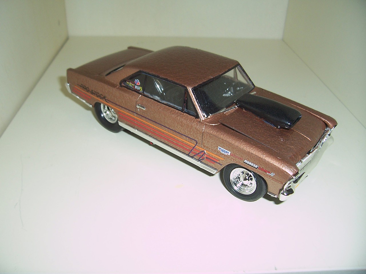 1966 Chevy Nova Pro Street -- Plastic Model Car Kit -- 1/25 Scale ...