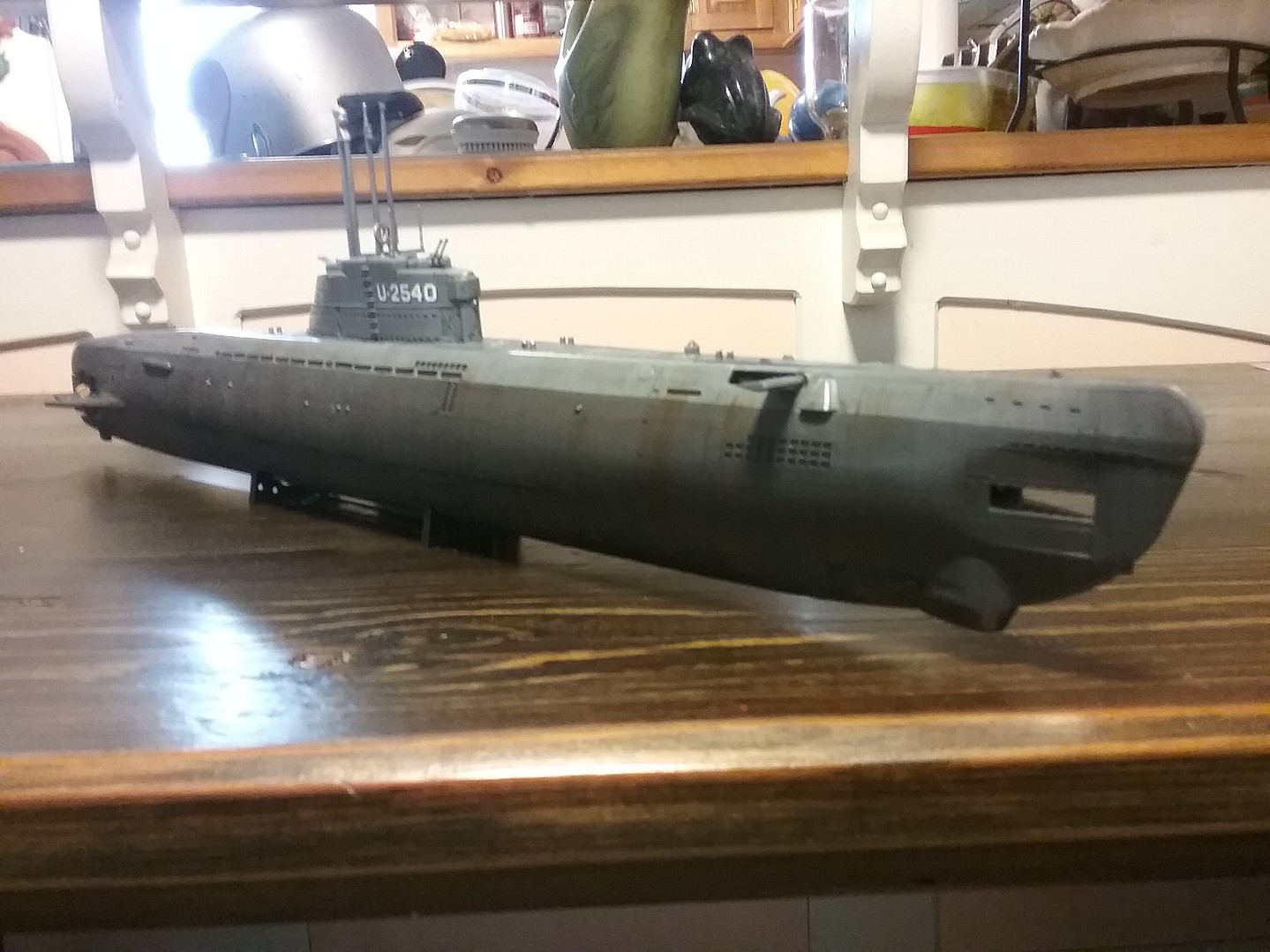 U-Boat Type XXI with Interior -- Plastic Model Military Ship Kit -- 1/ ...
