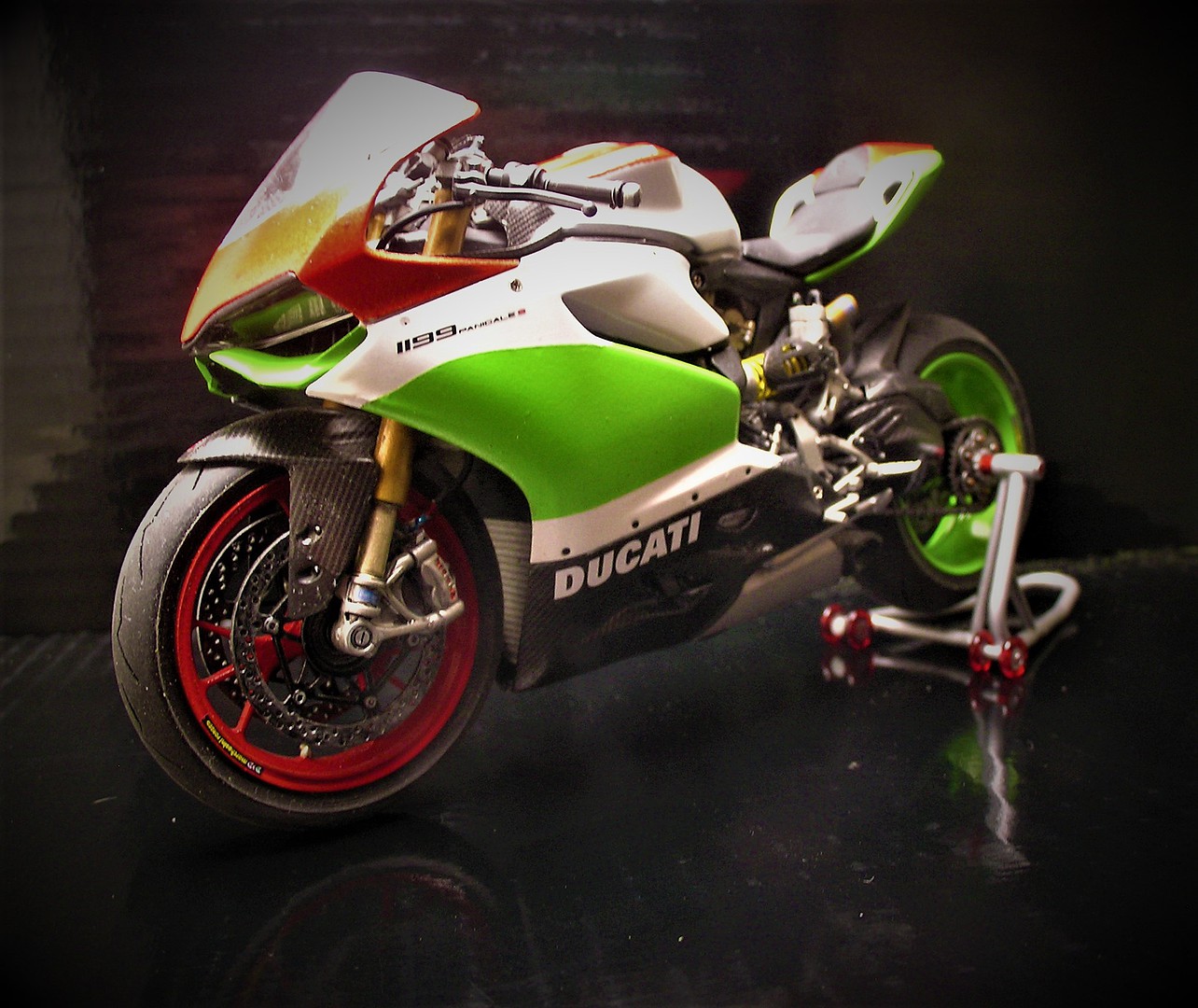 Tamiya 1//12 Ducati 1199 Panigale S Tricolore Motorcycle Tam14132 for sale online
