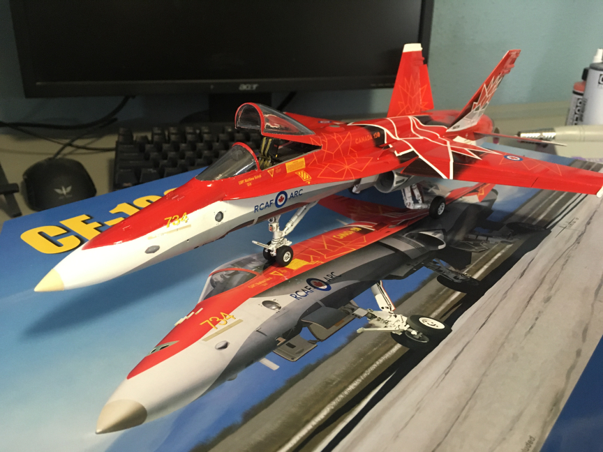 CF188A RCAF Demo Team 2017 Plastic Model Airplane Kit 1/48 Scale