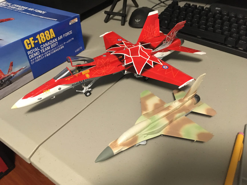 CF188A RCAF Demo Team 2017 Plastic Model Airplane Kit 1/48 Scale