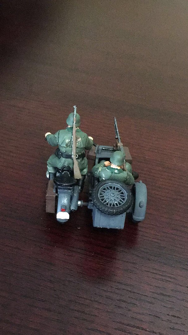 Kit D'accessoire Hauler Models 1:48 - Motocyclette Allemande Avec Sidecar (pour Kit Tamiya)