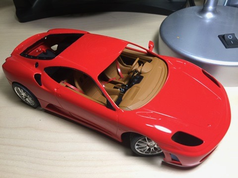 1:24 Scale Fujimi Ferrari F430 Scuderia Model Car Kit #815p 