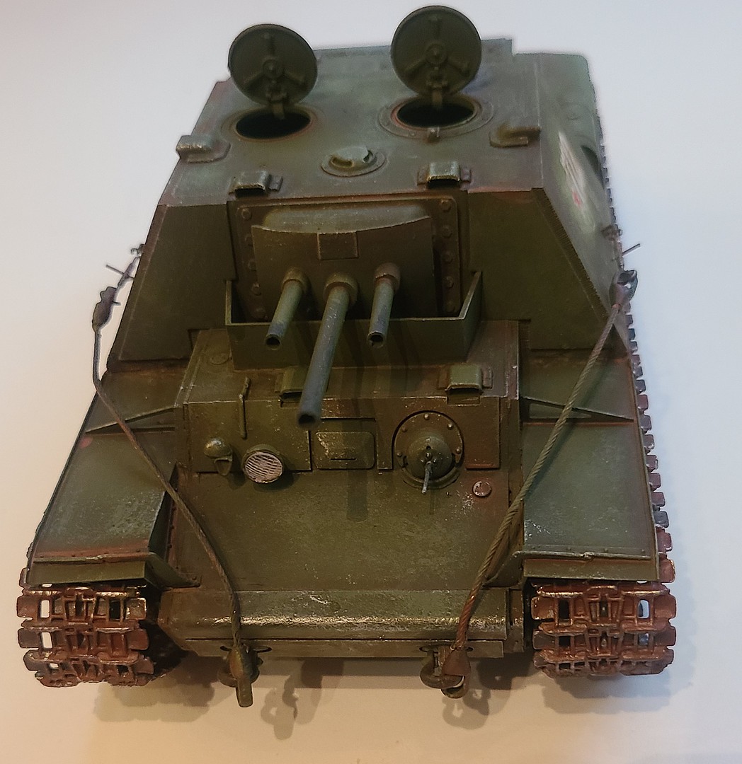 Soviet KV-7 Mod 1941 Tank -- Plastic Model Military Vehicle Kit -- 1/35 ...