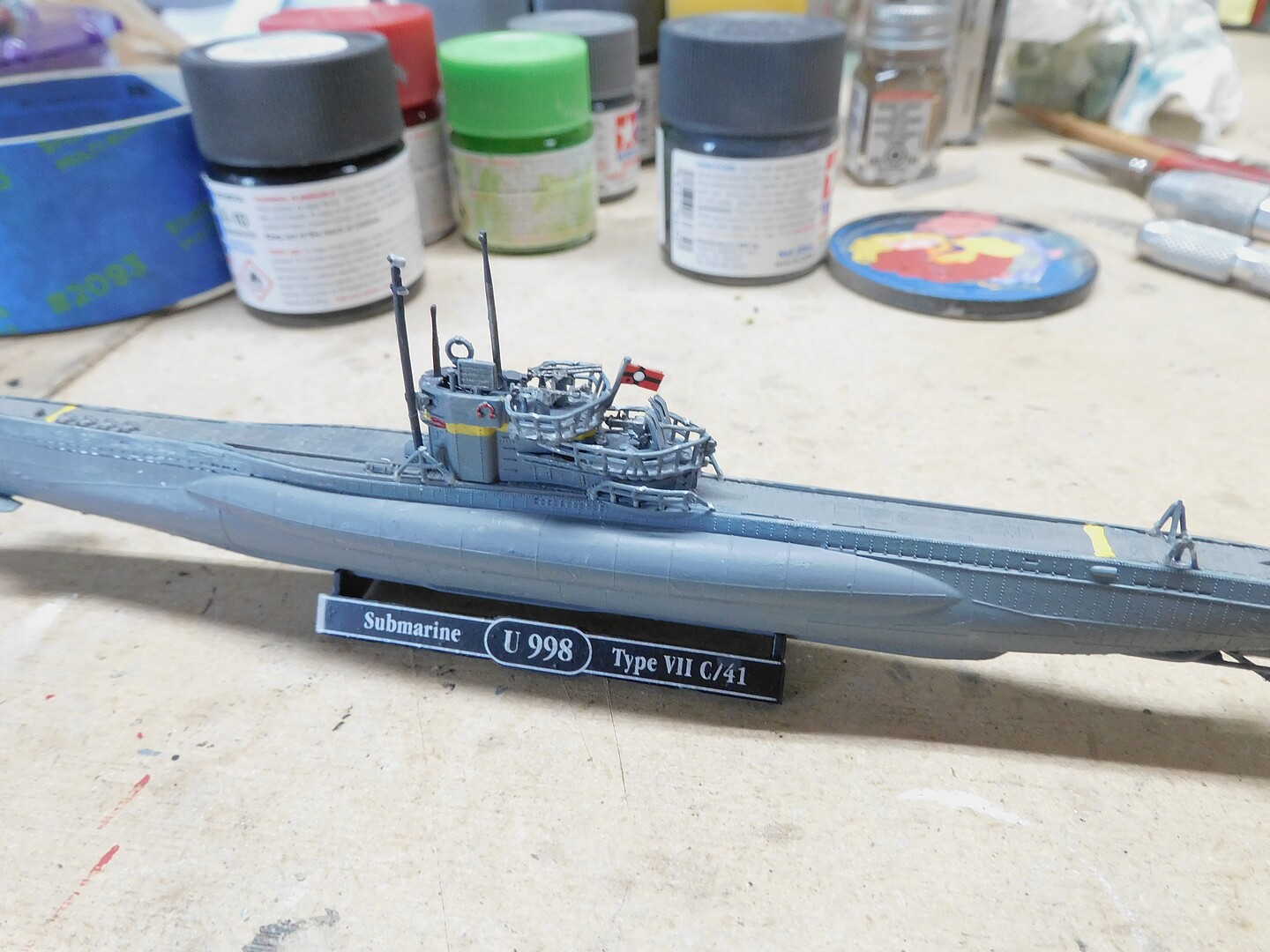German Type VII C41 Submarine Plastic Model Submarine Kit 1/350
