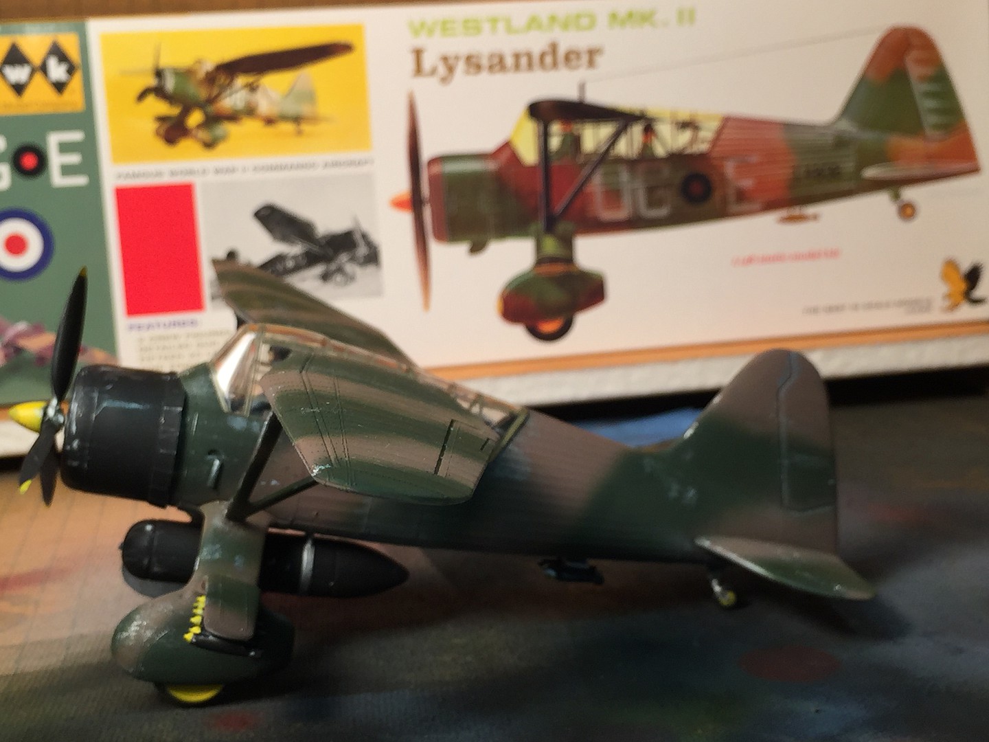 Westland Lysander Aircraft -- Plastic Model Airplane Kit -- 1/48 Scale ...