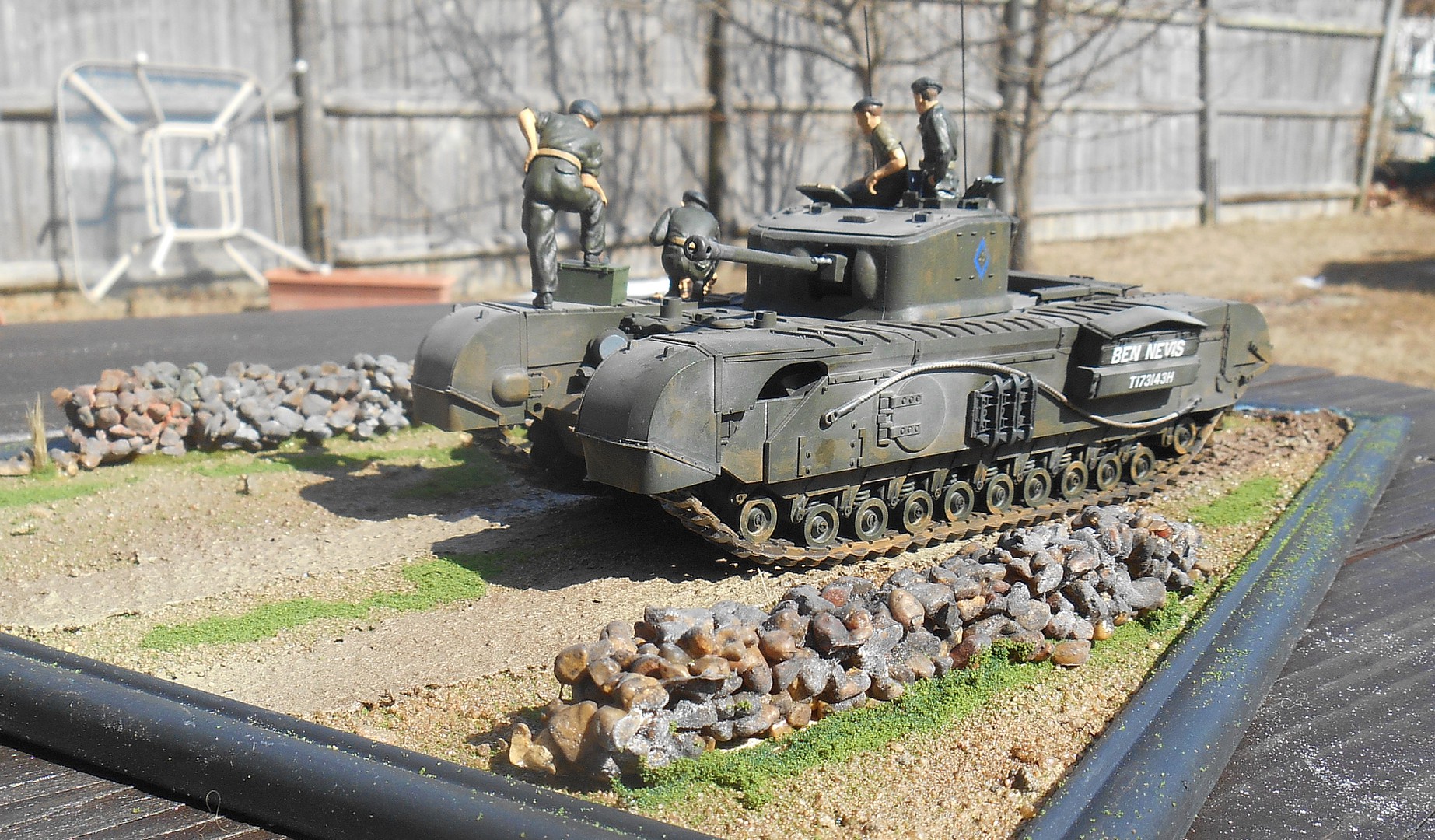 British Infantry Support Tank MK.IV Plastic Model Military Vehicle