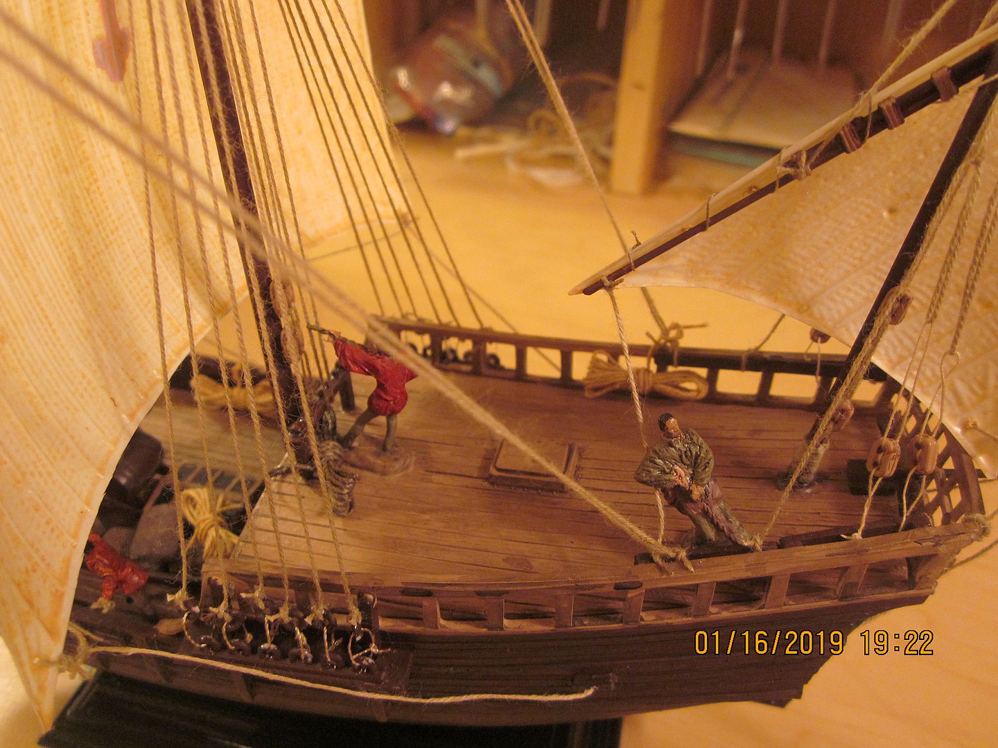 Christopher Columbus Sailing Ship -- Plastic Model Sailing Ship Kit ...