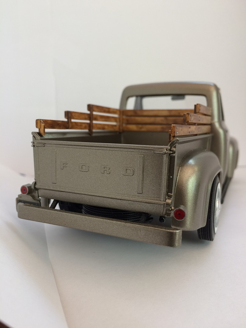 mid fifty ford f100 parts on Amt 1953 Ford Pickup Truck 1 25 Scale Plastic Model Truck Kit 882