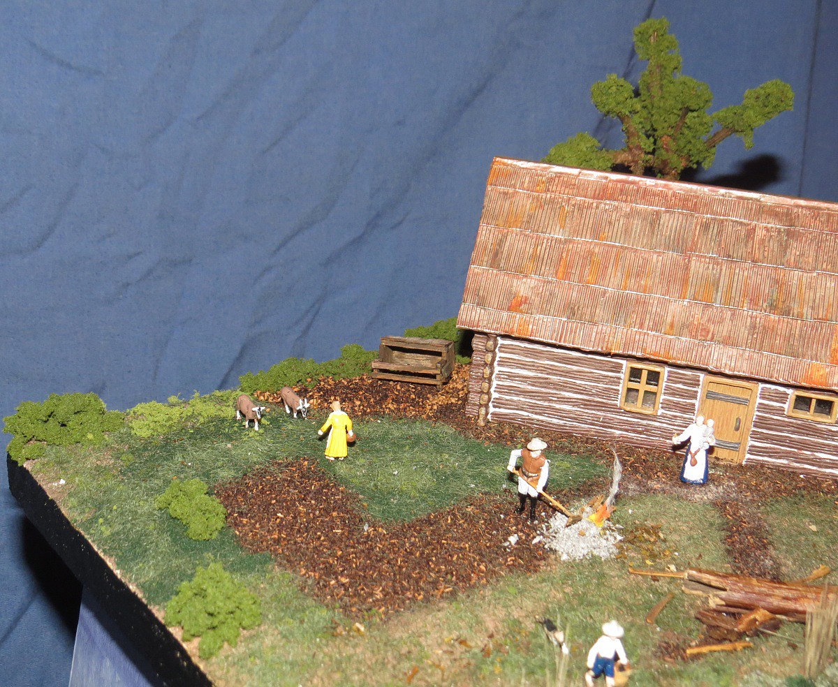 Pilgrims -- Plastic Model Diorama All Scale -- 1/72 Scale -- #521 ...