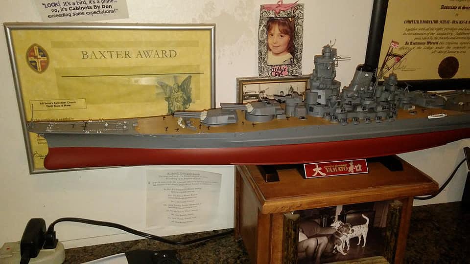 Tamiya Japanese Yamato Battleship Boat Plastic Model Military Ship 