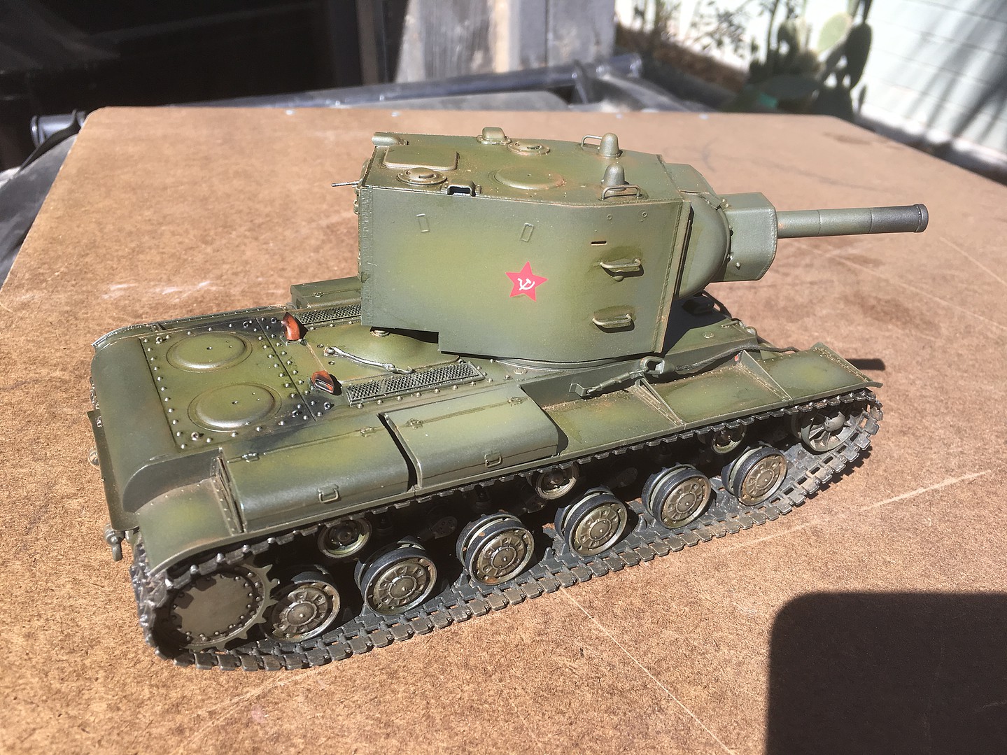 Soviet KV2 Tank Plastic Model Military Vehicle 1/35 Scale 312