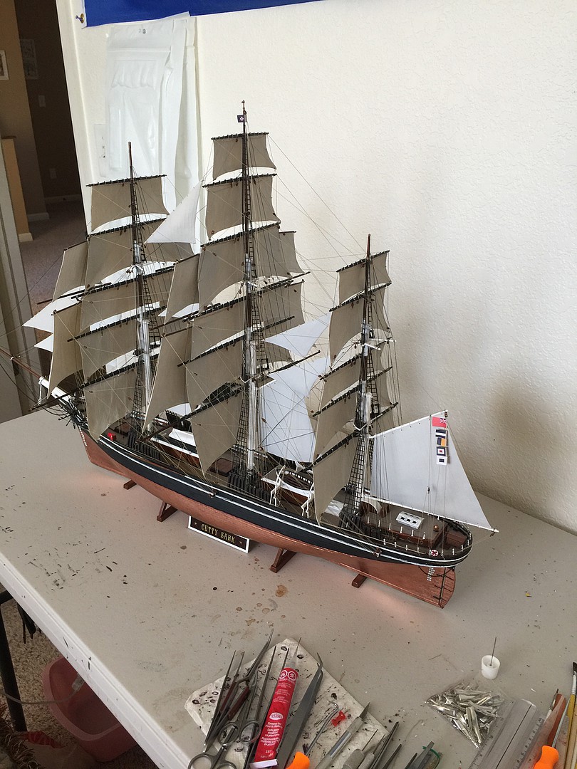 Revell-Germany Cutty Sark Plastic Model Sailing Ship Kit 1/96