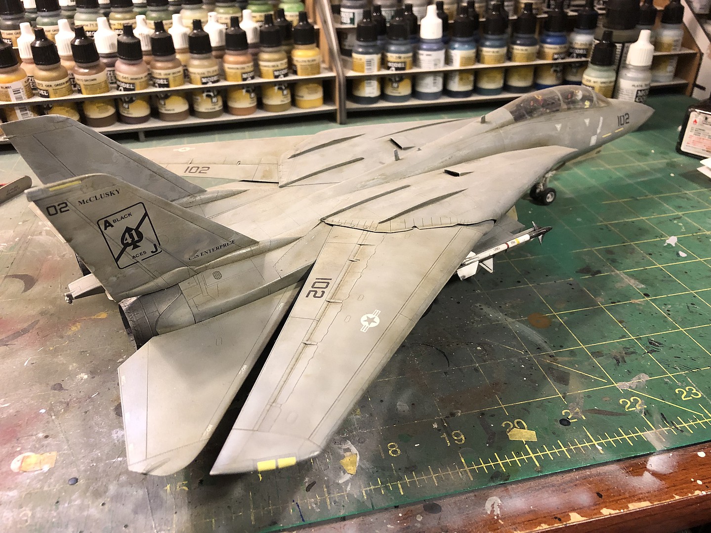 1/48 Tamiya Grumman F-14D Tomcat Plastic Model Kit 