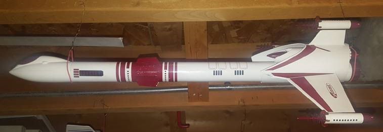 Estes 7235 Odyssey Model Rocket Kit Skill Level 5 EST7235 