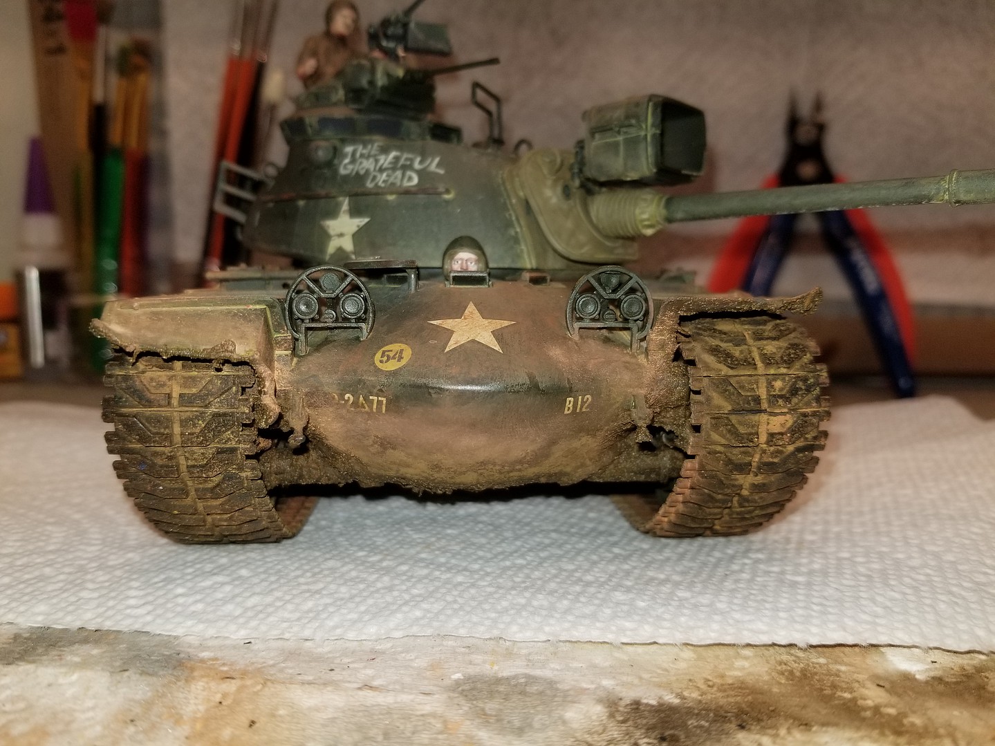 Gallery Pictures Tamiya US M48A3 Patton Tank Plastic Model Military ...