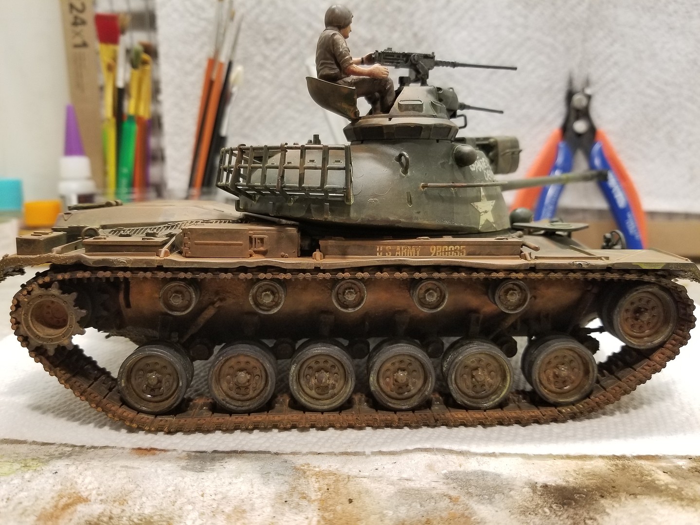 M48A3 Patton Tank 1:35 Military Model Kit TAMIYA 35120 U.S