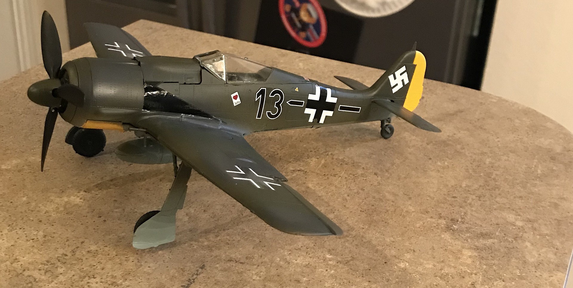 Fw-190a-8 Josef Priller -- Plastic Model Airplane Kit -- 1 48 Scale 