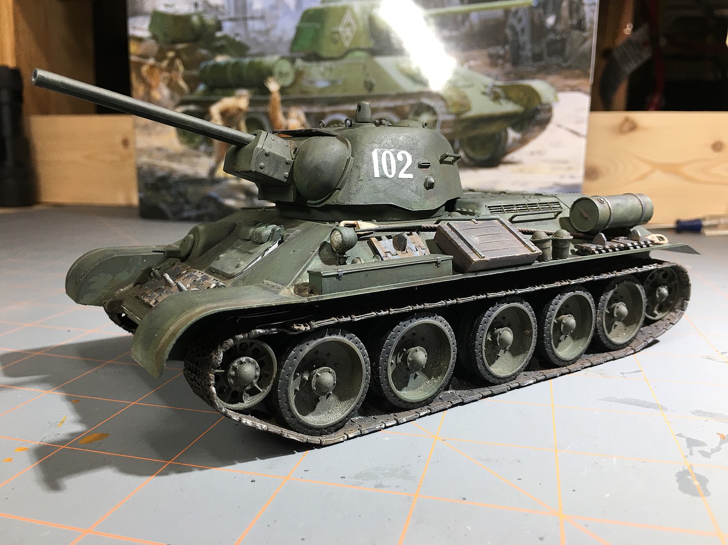 Tamiya 1/35 Russian T34/76 CHTZ Tank Tam35149 for sale online 